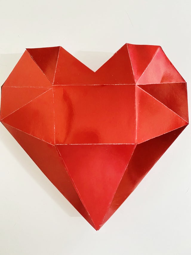 Red Hearts - Free Printable Origami Paper »